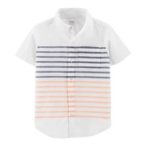 Boys 5T Carter’s Button front short sleeve shirt
